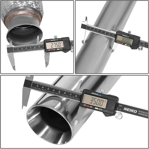 ‎DNA MOTORING CBE-UR-018 3.5 Inches Cat-Back Exhaust System Compatible with 14-18 Silverado Sierra 1500 4.3L 5.3L Extended & Crew Cab in Saudi Arabia