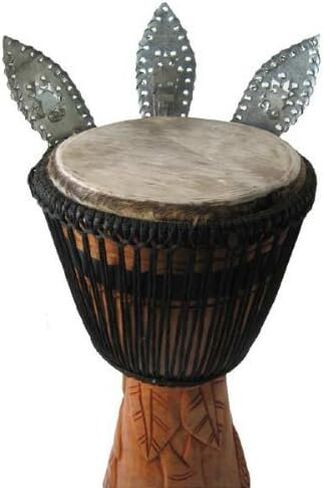 مجموعة Ksink Ksink المكونة من 3 قطع - رنانات طبلة Djembe - تصميم مروحة مدببة من غانا in Kuwait