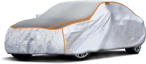 Sojoy Anti-Hail Car Cover Thickened Windshield Snow Cover Multi-Layered EVA Hail Jacket Car Cove, All Weather Protection Hail Car Protector Blanket for SUV Up to 220" in Saudi Arabia