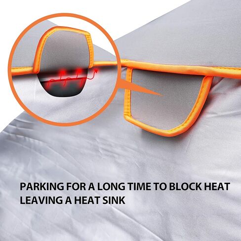Sojoy Anti-Hail Car Cover Thickened Windshield Snow Cover Multi-Layered EVA Hail Jacket Car Cove, All Weather Protection Hail Car Protector Blanket for SUV Up to 220" in Saudi Arabia