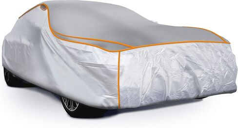 Sojoy Anti-Hail Car Cover Thickened Windshield Snow Cover Multi-Layered EVA Hail Jacket Car Cove, All Weather Protection Hail Car Protector Blanket for SUV Up to 220" in Saudi Arabia