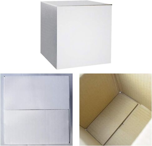PETAFLOP 6x4x1 Shipping Boxes Set of 30, Small White Cardboard Mailer Box for Packing, Mailing, Business,DIY in Saudi Arabia