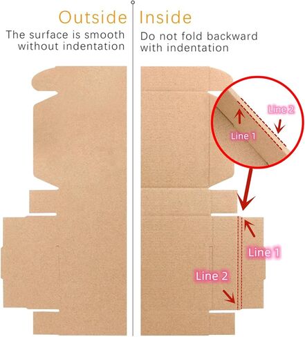 Lmuze Small Pink Shipping Boxes for Small Business Pack of 25-4x4x2 inches Cardboard Corrugated Mailer Boxes for Shipping Packaging Craft Gifts Giving Products in Kuwait