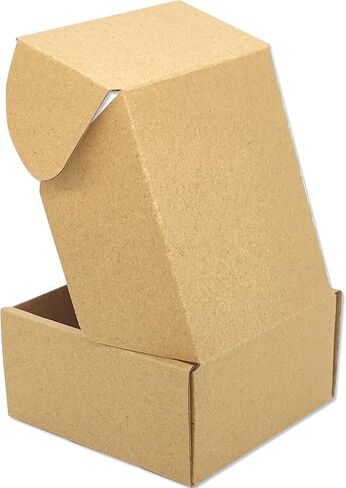 Lmuze Small Pink Shipping Boxes for Small Business Pack of 25-4x4x2 inches Cardboard Corrugated Mailer Boxes for Shipping Packaging Craft Gifts Giving Products in Kuwait