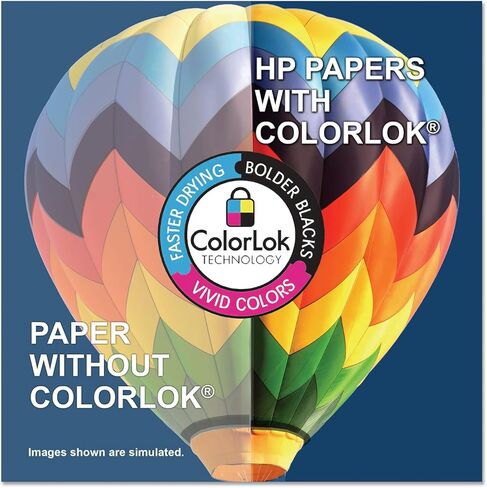 أوراق HP | 8.5x11 ورقة | الكل في واحد 22 رطل | علبة 5 ريام - 2500 ورقة | 96 برايت| صنع في الولايات المتحدة الأمريكية - معتمد من مجلس رعاية الغابات (FSC) | 207000ج in Kuwait