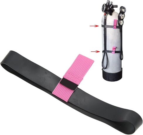 Rubber Tank Hose Retainer Band, Diving Retainer Band Multipurpose Diving Tank Cylinder Strap for Diving in Kuwait