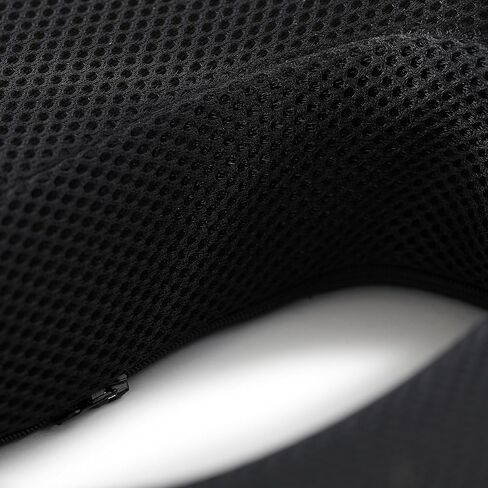 Pharmedoc Seat Cushion - Memory Foam Cushion for Office Chair, Car Seat, Airplane, Bleacher - Sciatica & Hip & Coccyx Pain Relief - Desk Chair Cushion - Large Coccyx Cushion - Black in Kuwait