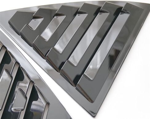 New 2pcs Racing Rear Quarter Window Louvers for Chevy Malibu 2011-2015 (Glossy Black) in Kuwait