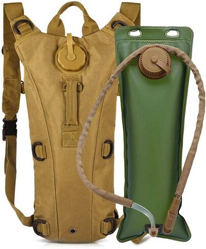ATBP Tactical Hydration Pack 3L Water Bladder Backpack Lightweight Water Storage Reservoir Bag Daypack for Running Hiking Cycling Biking in Kuwait