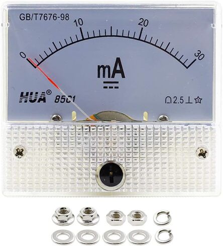 DC 0-30mA Analog Ammeter Pointer Type Ampere Tester 85C1 in Saudi Arabia