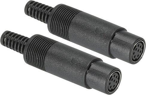 PATIKIL S-Video DIN Mini Female Socket 8 Pin Signal Transmission for TV, DVD Player Pack of 2 in Saudi Arabia