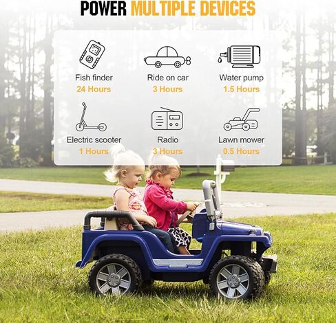 ECO-WORTHY 12V 10Ah Lithium LiFePO4 Deep Cycle Battery with 3000+ Cycles, Built-in BMS, Perfect for Kids Scooters, Fishfinder, Lighting, Power Wheels, Lawn Mower, Cyberpower UPS in Saudi Arabia