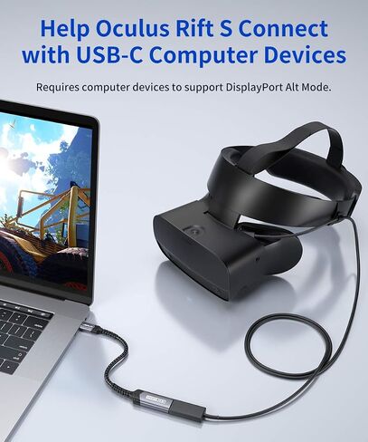 محول JSAUX USB C إلى DisplayPort 4K@60 هرتز، محول كابل من النوع C إلى منفذ العرض متوافق مع iPhone 15 Pro Max، MacBook Pro 2019 2018، Surface Book، Dell XPS، Samsung Galaxy S24 S23 Note 20-رمادي in Kuwait