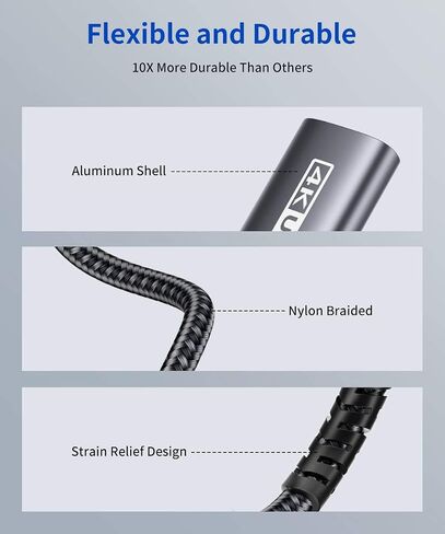 محول JSAUX USB C إلى DisplayPort 4K@60 هرتز، محول كابل من النوع C إلى منفذ العرض متوافق مع iPhone 15 Pro Max، MacBook Pro 2019 2018، Surface Book، Dell XPS، Samsung Galaxy S24 S23 Note 20-رمادي in Kuwait