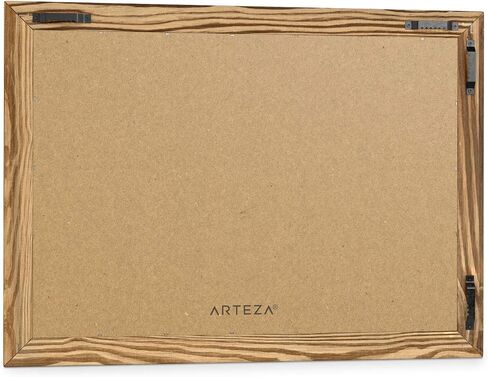 Arteza Magnetic Chalkboard Sign, 18x24 Inches, Includes 8 Chalk Markers and Magnetic Eraser, Easy-to-Mount Decorative Blackboard, Art Supplies for Cafes, Stores, Kitchen, Weddings and Special Events in Saudi Arabia