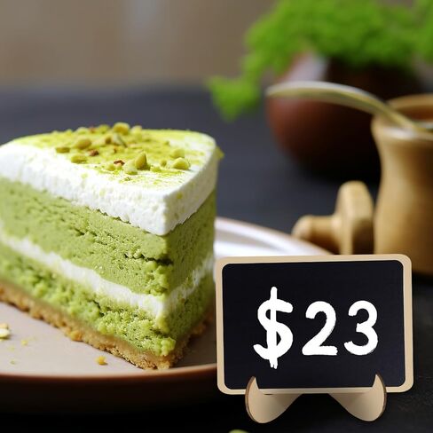 LNAUJS 3 قطع لافتات طباشير خشبية صغيرة، لافتات رسائل، لافتات طعام وعلامات زفاف، لوحة صغيرة مستطيلة الشكل مع حامل خشبي in Kuwait