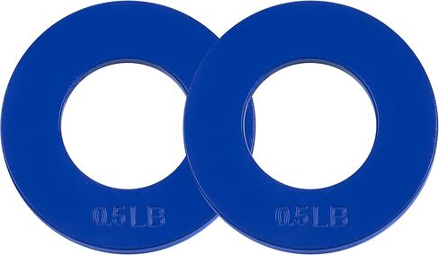 مجموعة لوحات أولمبية كسرية من Logest مكونة من لوحتين - 1 رطل 1.25 رطل 1.5 رطل (اختر مجموعة) لوحات وزن كسرية مصممة لأثقال الحديد الأولمبية لتدريب القوة ولوحات وزن الأطباق الصغيرة in Kuwait