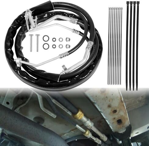 C68100 Rear AC Line Set Air Conditioning Hoses Fit for 2012 2013 2014 2015 2016 2017 2018 2019 Dodge Caravan/Grand Caravan/Chrysler -Country & Town Minivans (23PCS) in Saudi Arabia