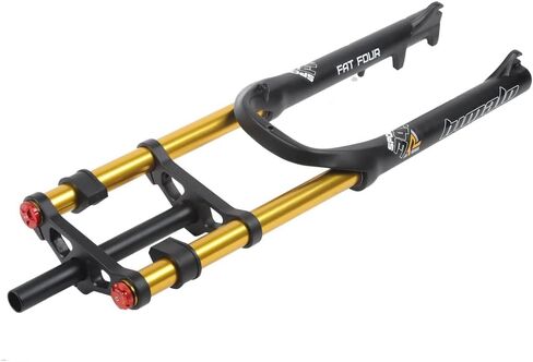 Syvrac Bike Suspension Fork 26" for Mountain Bike DH Air Double Shoulder Downhill Rappelling Shock Absorber Straight Tube Ultralight Bicycle Shock Absorber Rebound Adjust in Saudi Arabia