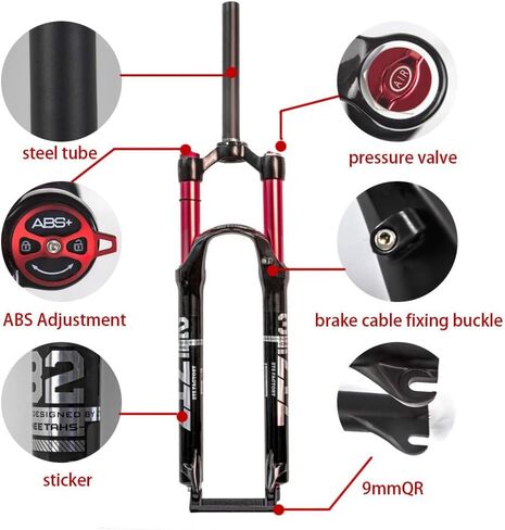 ZTZ جبل الجبهة شوكة 26 "27.5" 29 "أنبوب مزدوج دراجة شوكة امتصاص الصدمات الجبهة شوكة الهواء شوكة in Kuwait