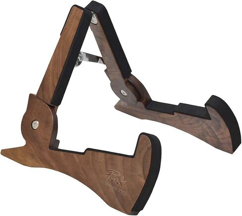 Guitar Stand, Black Walnut Wood Acoustic Guitar Stand, Electric Guitar Stand, Bass Banjo Guitar Stand, Portable Universal Guitar Stand, Guitar Accessories(Black Walnut Wood) in Saudi Arabia