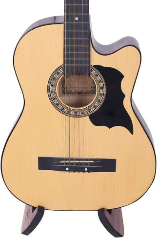 Guitar Stand, Black Walnut Wood Acoustic Guitar Stand, Electric Guitar Stand, Bass Banjo Guitar Stand, Portable Universal Guitar Stand, Guitar Accessories(Black Walnut Wood) in Saudi Arabia