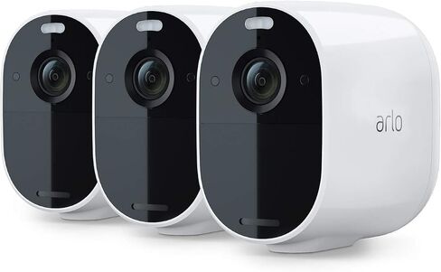 مجموعة كاميرات ARLO Arlo VMC2330-100NAR Essential Spotlight Wireless 3 - 1080 بكسل، أبيض (متجدد) in Kuwait