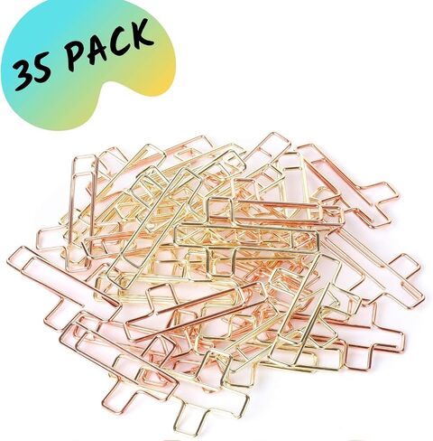 Mr. Pen- Cross Paper Clips, 35 Pack (Gold and Rose Gold Color), Bible Paper Clips, Journaling Paper Clips, Bible Study Supplies, Christian Journaling Supplies, Bible Journaling Items, Bible Clips in Saudi Arabia