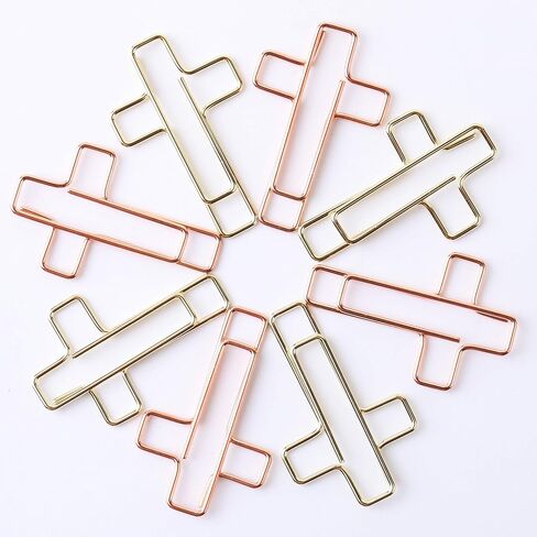 Mr. Pen- Cross Paper Clips, 35 Pack (Gold and Rose Gold Color), Bible Paper Clips, Journaling Paper Clips, Bible Study Supplies, Christian Journaling Supplies, Bible Journaling Items, Bible Clips in Saudi Arabia