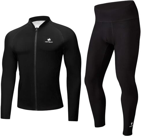 HOTSUIT Compression Stretchy Sauna Suit for Men, Body Shaping Sauna Leggings for Fitness Workout in Saudi Arabia