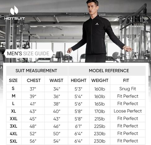 HOTSUIT Compression Stretchy Sauna Suit for Men, Body Shaping Sauna Leggings for Fitness Workout in Saudi Arabia