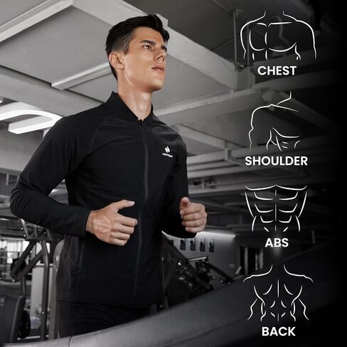 HOTSUIT Compression Stretchy Sauna Suit for Men, Body Shaping Sauna Leggings for Fitness Workout in Saudi Arabia