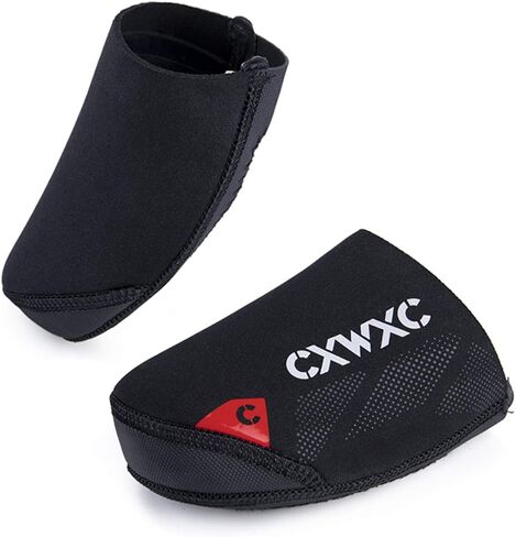 CXWXC Cycling Toe Covers for Men Women - Cycling Shoe Covers Winter Waterproof Breathable - Bike Overshoes Cold Weather Thermal Warm in Saudi Arabia