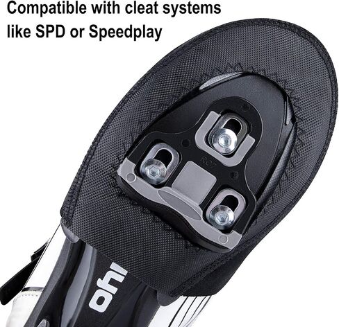 CXWXC Cycling Toe Covers for Men Women - Cycling Shoe Covers Winter Waterproof Breathable - Bike Overshoes Cold Weather Thermal Warm in Saudi Arabia