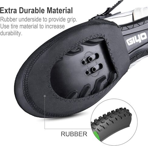 CXWXC Cycling Toe Covers for Men Women - Cycling Shoe Covers Winter Waterproof Breathable - Bike Overshoes Cold Weather Thermal Warm in Saudi Arabia