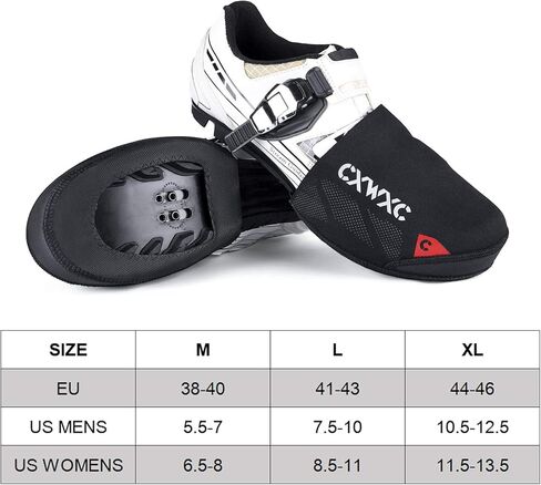 CXWXC Cycling Toe Covers for Men Women - Cycling Shoe Covers Winter Waterproof Breathable - Bike Overshoes Cold Weather Thermal Warm in Saudi Arabia