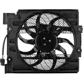 BOXI 620-904 Engine Cooling Fan Assembly Fits for BMW 5 Series E39 525i 528i 528it 530i 540i 540it M5 1999 2000 2001 2002 2003 / Replace OE 64506908030 64546921395 64546919057 64546921946 64548380781