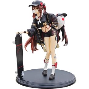 Genshin Impact Hu Tao Skateboard Figurine – 9 Inches Tall, 7 Inches Wide – Collectible Action Figure