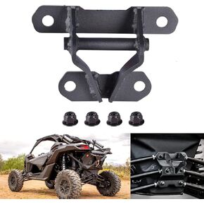 ملحقات وصلة السحب Goldfire Maverick X3 Max UTV خطافات سحب خلفية لوحة سحب خلفية متوافقة مع ملحقات Can Am Maverick X3 Max الجزء #715004450 (أسود)