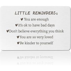 Encouragement Gifts For Women, Encouragement Stocking Stuffers, Inspirational Gifts For Women,Encouragement Wallet Card,Motivational Gifts,Encouragement Gifts For Men,Cross My Heart Encouragement Gift