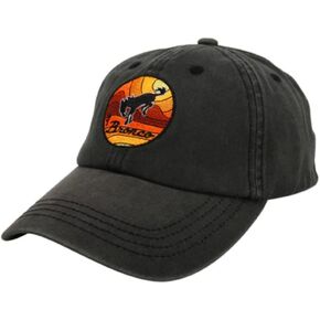 Ford Bronco Sunset Premium Chino Charcoal Low Profile Twill Hat | Baseball Cap for Men