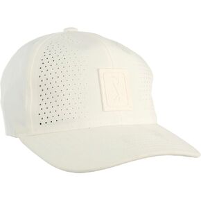 PGA TOUR Men's Ripstop Perforated Golf Cap, Pre-Curved Visor, Breathable and Durable