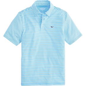 vineyard vines Boys Winstead Stripe Sankaty Performance Polo