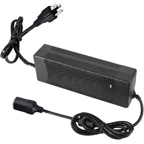 AC to DC Converter,12V 15A Car Cigarette Lighter Socket AC/DC Power Supply Adapter Transformer for Tire Inflator, Car Refrigerator, Paddle Board Pump, 100V ~ 240V to 12V Cigarette Lighter Adapter