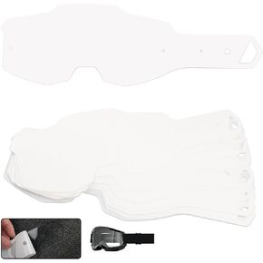 Standard Tear-Offs for ARMEGA, Perimeter Laminated Tear-Offs, Standard Tear Off Replacement Lens (Clear, One Size) 50 Pcak