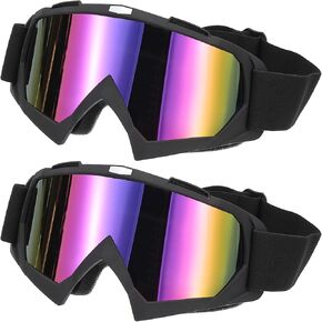 PATIKIL Dirt Bike Goggles, Motorcycle Goggles ATV Goggles Racing Helmet Goggles Windproof for Mountaineering Sky Diving Ski