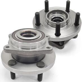 Pair 513263 Front Wheel Bearing Hub Assembly Compatible with Chrysler 200 2011-2014 Sebring 2007-2010, for Dodge Avenger 2008-2014, Hub Bearing Kit 5 Lug
