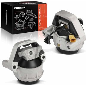 A-Premium 2PCS Engine Motor Mount and Transmission Mount Kit Compatible with Audi A6 2012-2018 2.0L, FWD