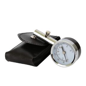 WYNNsky Dial Tire Pressure Gauge with Bleeder Valve, 0-60PSI, Black Pocket