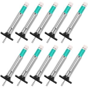 PROND Tire Tread Depth Gauge, Tread Depth Gauge, Tire Gauges, Color Coded Tire Depth Gauge, Tire Tread Gauge, Tire Tread Depth Accurate Measurement Tools (White Type - 10PCS)